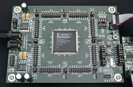The BurchEd B5 FPGA Development Board (XC2S200 version)